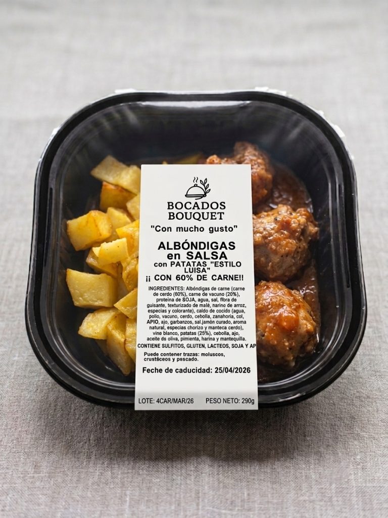 Albóndigas en Salsa con Patatas «Estilo Luisa»