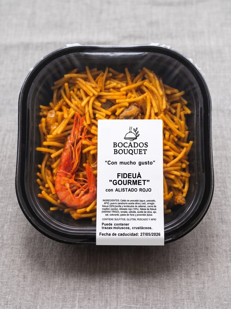 Fideuà «Gourmet» con Alistado Rojo